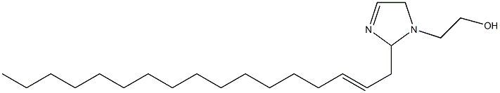 2-(2-Heptadecenyl)-3-imidazoline-1-ethanol 结构式