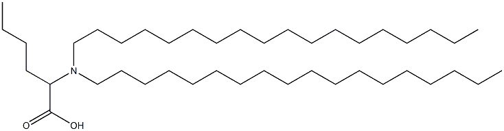 2-(Dioctadecylamino)hexanoic acid 结构式