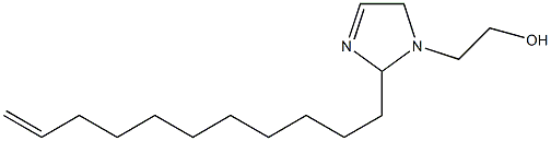 2-(10-Undecenyl)-3-imidazoline-1-ethanol 结构式