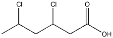 3,5-Dichlorohexanoic acid 结构式