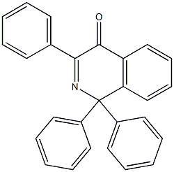 1,1-Diphenyl-3-(phenyl)isoquinolin-4(1H)-one 结构式