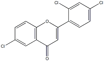 2',4',6-Trichloroflavone 结构式