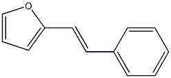 2-(2-Phenylethenyl)furan 结构式