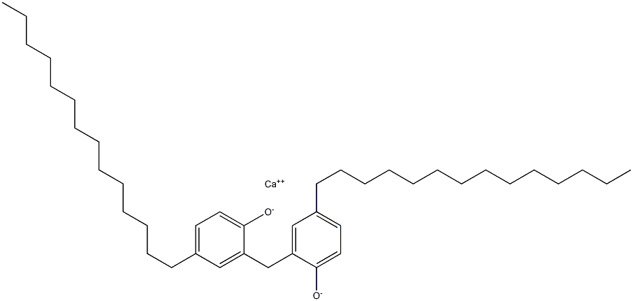 Calcium 2,2'-methylenebis(4-tetradecylphenoxide) 结构式