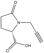 1-(2-Propynyl)-5-oxo-L-proline 结构式