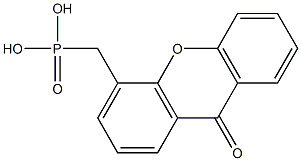 (9-Oxo-9H-xanthen-4-yl)methylphosphonic acid 结构式