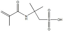 2-Methyl-2-(methacryloylamino)propane-1-sulfonic acid 结构式