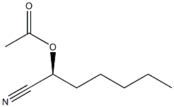 (S)-2-Acetoxyheptanenitrile 结构式