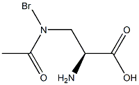 (2S)-2-Amino-3-(bromoacetylamino)propanoic acid 结构式