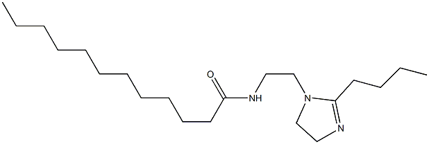 1-(2-Lauroylaminoethyl)-2-butyl-2-imidazoline 结构式