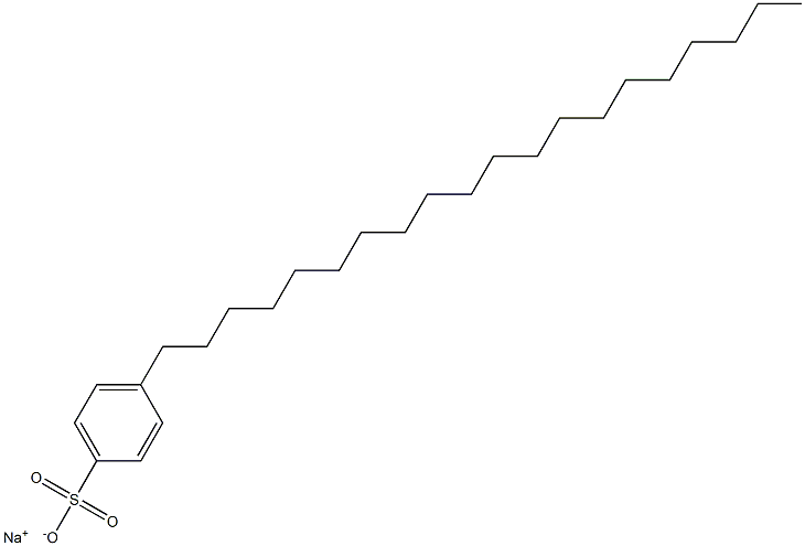 4-Icosylbenzenesulfonic acid sodium salt 结构式