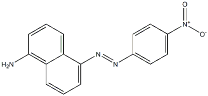 5-(4-Nitrophenylazo)-1-naphtylamine 结构式