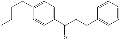 1-(4-Butylphenyl)-3-phenyl-1-propanone 结构式