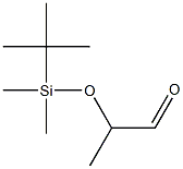 2-(tert-Butyldimethylsiloxy)propanal 结构式