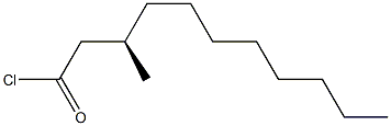 [R,(+)]-3-Methylundecanoyl chloride 结构式