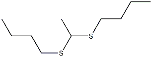 Acetaldehyde dibutyl dithioacetal 结构式