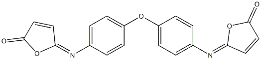 Bis[4-(2-oxofuran-5(2H)-ylidene)aminophenyl] ether 结构式