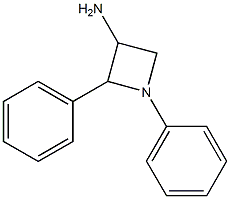 1,2-Diphenyl-3-azetidinamine 结构式