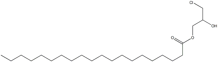 Icosanoic acid 3-chloro-2-hydroxypropyl ester 结构式