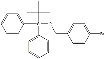 1-Bromo-4-[(tert-butyldiphenylsilyloxy)methyl]benzene 结构式