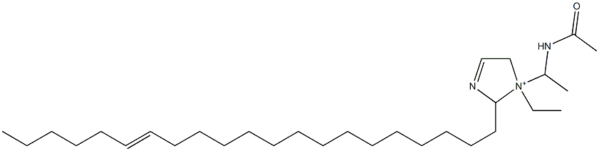 1-[1-(Acetylamino)ethyl]-1-ethyl-2-(15-henicosenyl)-3-imidazoline-1-ium 结构式