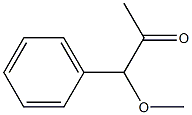 1-Methoxy-1-(phenyl)acetone 结构式