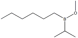 Hexylisopropyl(methoxy)borane 结构式