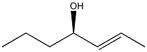 [R,E,(-)]-2-Heptene-4-ol 结构式