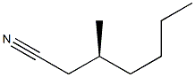 [S,(+)]-3-Methylheptanenitrile 结构式