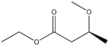 [S,(+)]-3-Methoxybutyric acid ethyl ester 结构式