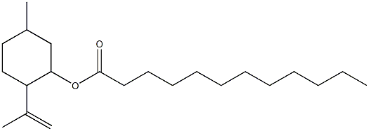 Dodecanoic acid p-menth-8-en-3-yl ester 结构式