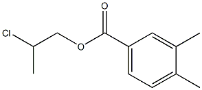 3,4-Dimethylbenzenecarboxylic acid 2-chloropropyl ester 结构式