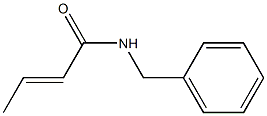 N-Benzyl-2-butenamide 结构式