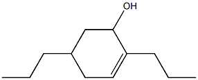 2,5-Dipropyl-2-cyclohexen-1-ol 结构式