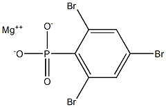 2,4,6-Tribromophenylphosphonic acid magnesium salt 结构式