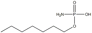 Amidophosphoric acid hydrogen heptyl ester 结构式