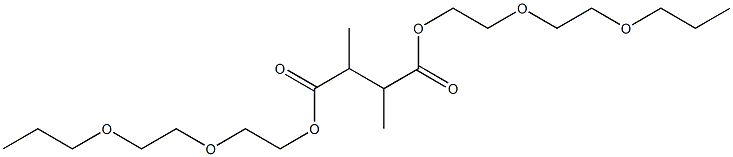 Butane-2,3-dicarboxylic acid bis[2-(2-propoxyethoxy)ethyl] ester 结构式