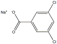 3,5-Dichlorobenzoic acid sodium salt 结构式