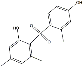2,4'-Dihydroxy-2',4,6-trimethyl[sulfonylbisbenzene] 结构式