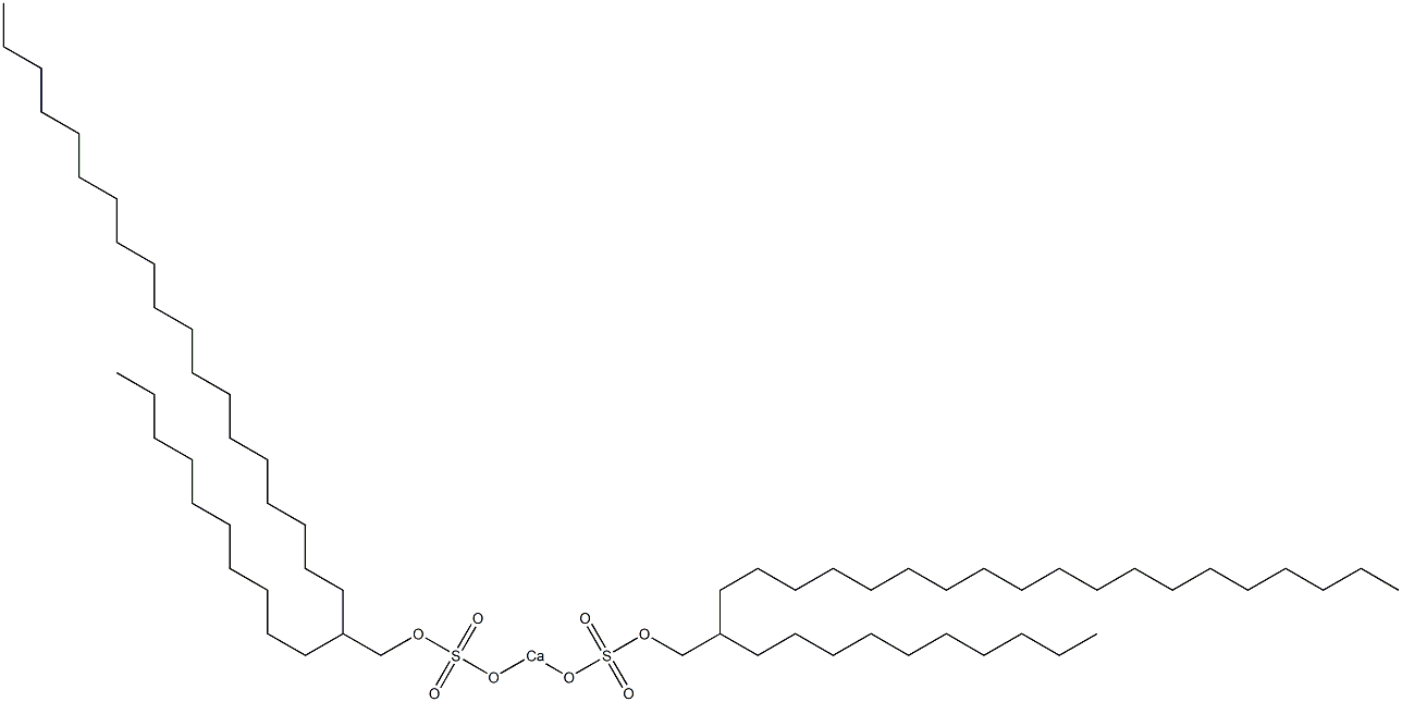 Bis(2-decylhenicosyloxysulfonyloxy)calcium 结构式