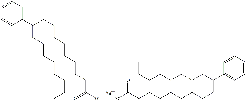 Bis(10-phenylstearic acid)magnesium salt 结构式