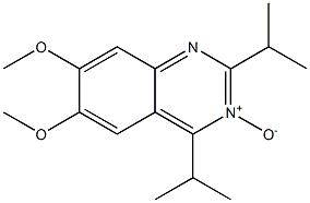 6,7-Dimethoxy-2,4-diisopropylquinazoline 3-oxide 结构式
