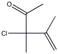 3-Chloro-3,4-dimethyl-4-penten-2-one 结构式