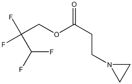 1-Aziridinepropionic acid 2,2,3,3-tetrafluoropropyl ester 结构式