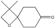 3,3-Dimethyl-1-oxaspiro[3.5]nonan-7-one 结构式