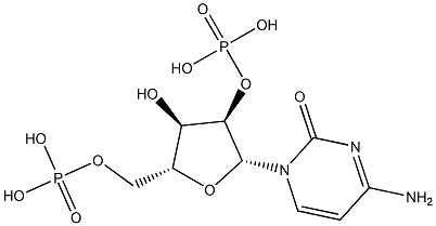 Cytidine 2',5'-bisphosphoric acid 结构式