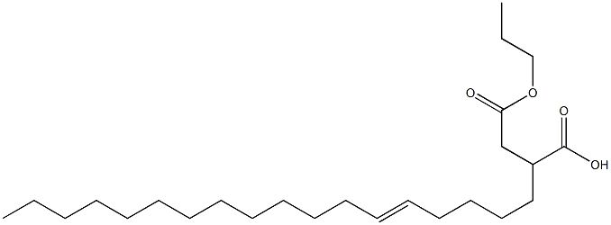 2-(5-Octadecenyl)succinic acid 1-hydrogen 4-propyl ester 结构式