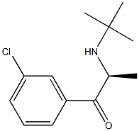 (S)-安非他酮 结构式