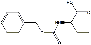 (2R)-2-[(Benzyloxycarbonyl)amino]butyric acid 结构式