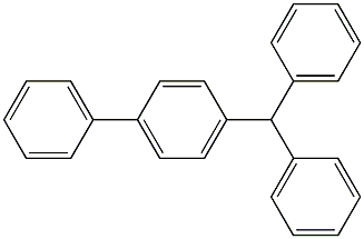 4-Benzhydrylbiphenyl 结构式